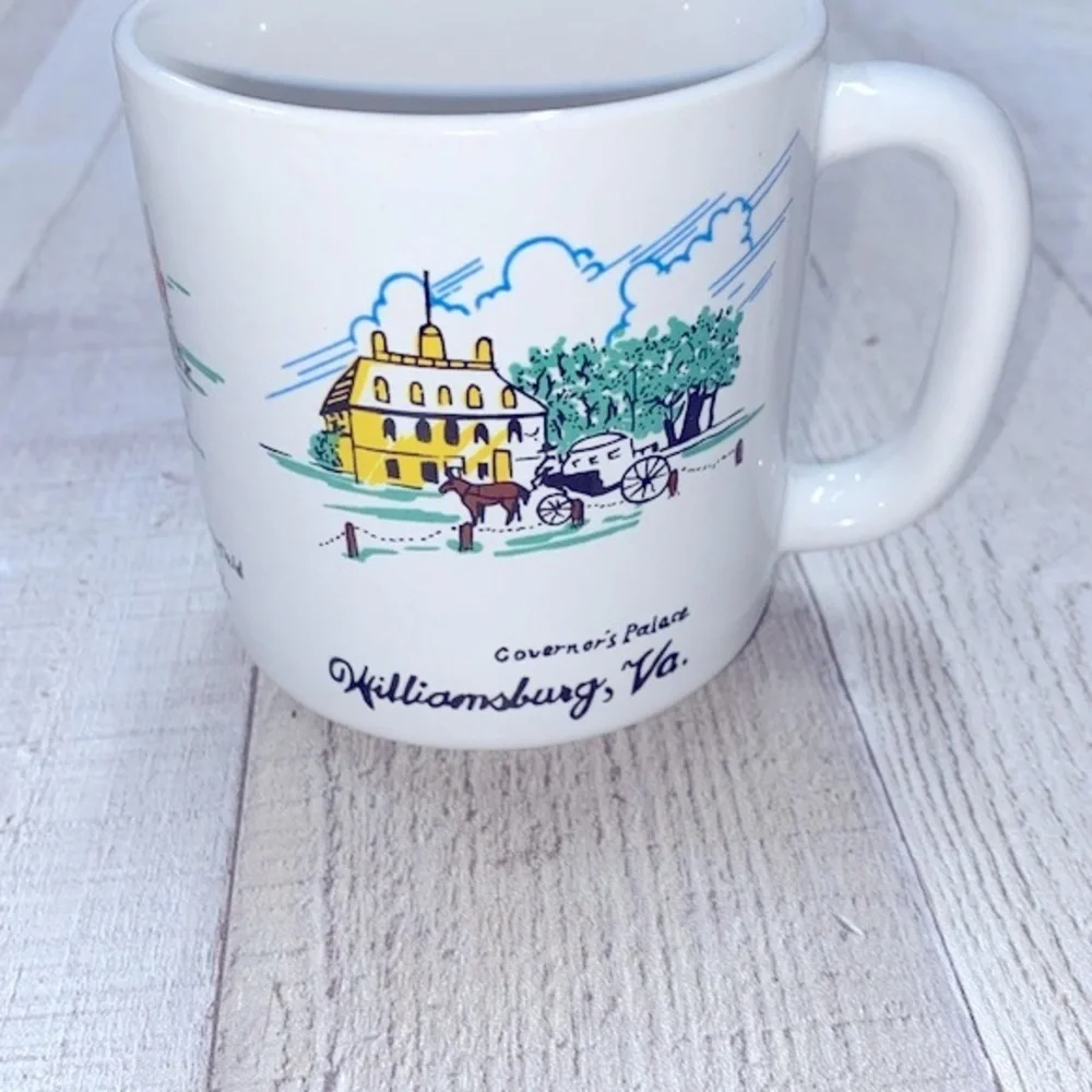Governors Palace Williamsburg Virginia vintage coffee mug